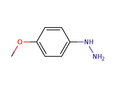 Molecular Structure of 3471-32-7 ((4-methoxyphenyl)hydrazine)