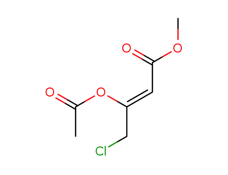 (Z)-3-Acetoxy-4-chloro-but-2-enoic acid methyl ester