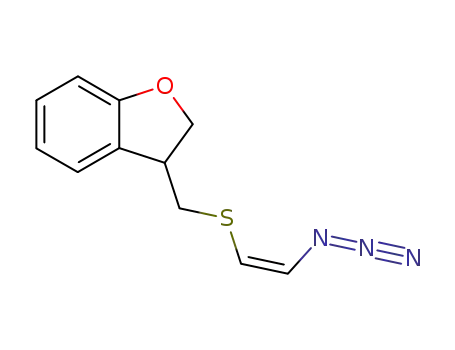 3-((Z)-2-Azido-vinylsulfanylmethyl)-2,3-dihydro-benzofuran