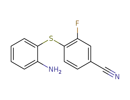 4-((2-aminophenyl)thio)-3-fluorobenzonitrile