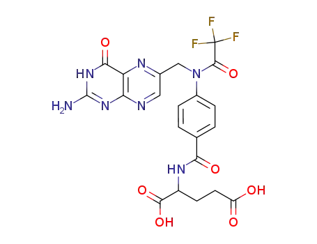 2-{4-[(2-Amino-4-oxo-3,4-dihydro-pteridin-6-ylmethyl)-(2,2,2-trifluoro-acetyl)-amino]-benzoylamino}-pentanedioic acid