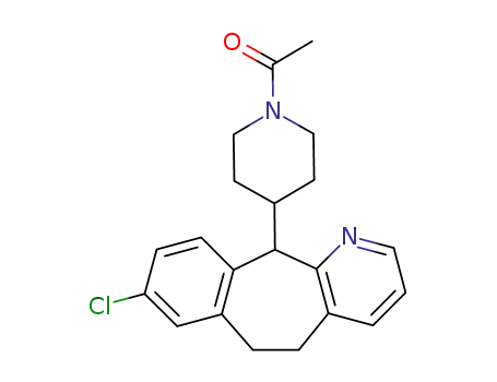 1-[4-(8-chloro-6,11-dihydro-5H-benzo[5,6]cyclohepta[1,2-b]pyridin-11-yl)-piperidin-1-yl]-ethanone