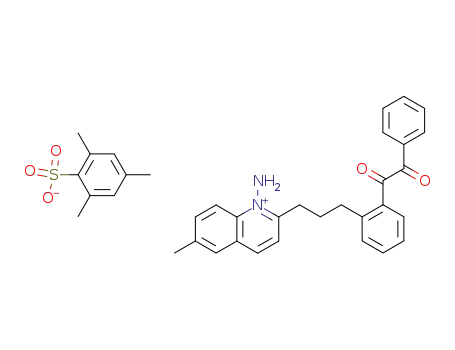 1-amino-6-methyl-2-{3-[2-(2-oxo-2-phenylacetyl)phenyl]propyl}quinolinium mesitylenesulfonate