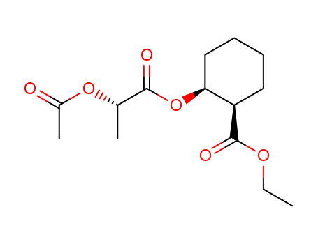 (1R,2S)-2-((S)-2-Acetoxy-propionyloxy)-cyclohexanecarboxylic acid ethyl ester