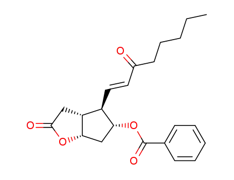 (3aR,4R,5R,6aS)-2-Oxo-4-((E)-3-oxooct-1-en-1-yl)hexahydro-2H-cyclopenta[b]furan-5-yl benzoate