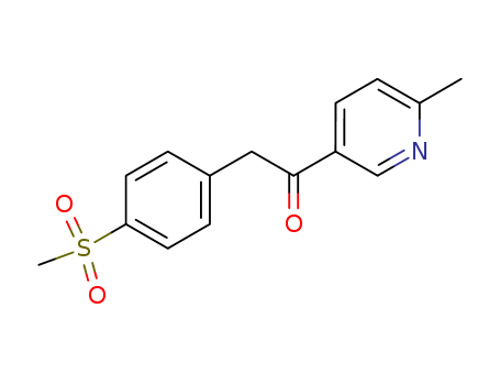 2-(4-MESYLPHENYL)-1-(6-METHYLPYRIDIN-3-YL)- ETHAN-1-ONE