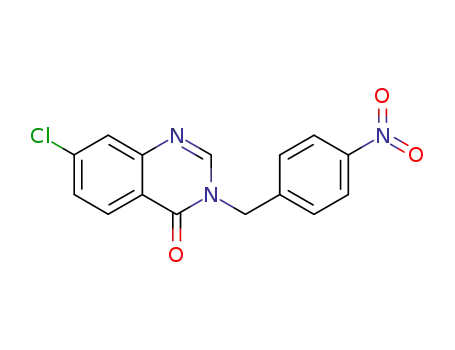 7-chloro-3-(4-nitro-benzyl)-3H-quinazolin-4-one