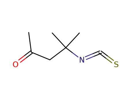 Molecular Structure of 27248-25-5 (2-Pentanone, 4-isothiocyanato-4-methyl-)