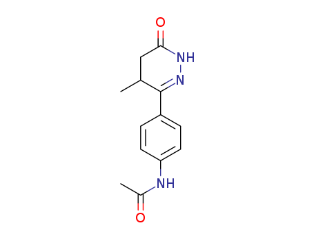 Acetamide,
N-[4-(1,4,5,6-tetrahydro-4-methyl-6-oxo-3-pyridazinyl)phenyl]-