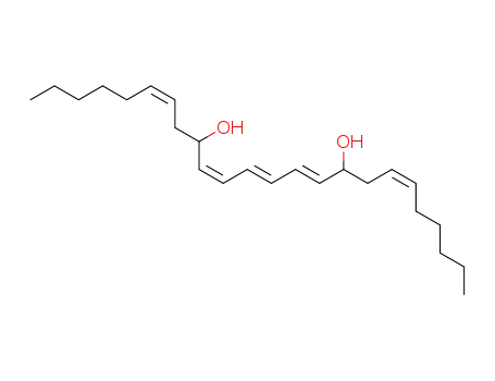 (6Z,10E,12E,14Z,18Z)-9,16-dihydroxytetraeicosa-6,10,12,14,18-pentaene