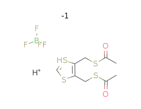 4,5-bis(acetylthiomethyl)-1,3-dithiolium tetrafluoroborate