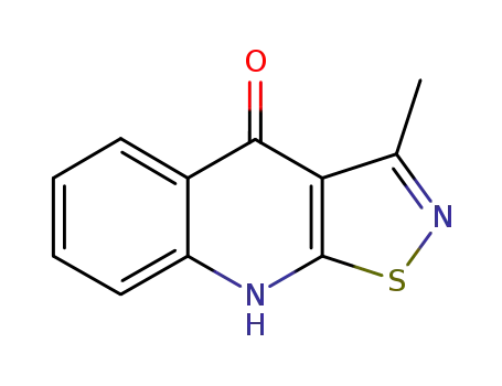 3-methyl-9H-isothiazolo[5,4-b]quinolin-4-one