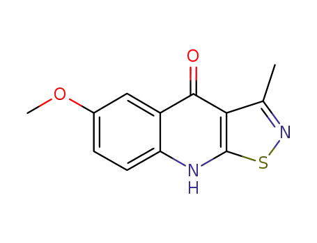 6-methoxy-3-methyl-9H-isothiazolo[5,4-b]quinolin-4-one