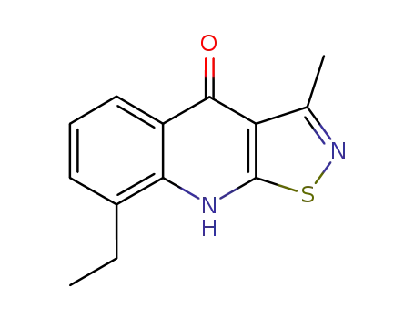 8-ethyl-3-methyl-9H-isothiazolo[5,4-b]quinolin-4-one