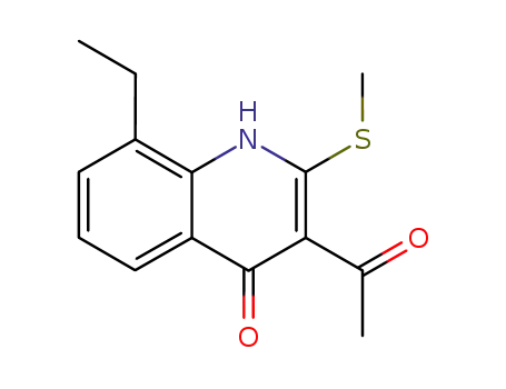 3-acetyl-8-ethyl-2-methylsulfanyl-1H-quinolin-4-one