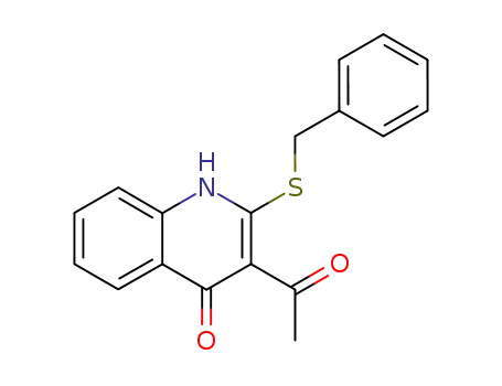 3-acetyl-2-benzylsulfanyl-1H-quinolin-4-one