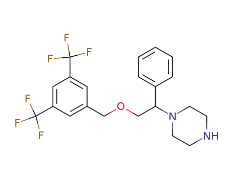 1-[2-(3,5-Bis-trifluoromethyl-benzyloxy)-1-phenyl-ethyl]-piperazine