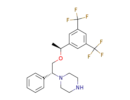 1-{(R)-2-[(S)-1-(3,5-Bis-trifluoromethyl-phenyl)-ethoxy]-1-phenyl-ethyl}-piperazine