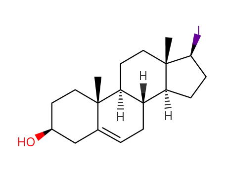 17β-iodo-3βhydroxyandrostan-5-ene