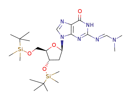3',5'-O-bis(tert-butyldimethylsilyl)-N2-dimethylaminomethylene-2'-deoxyguanosine