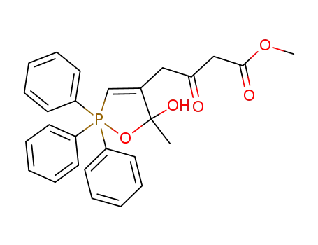 4-(5-hydroxy-5-methyl-2,2,2-triphenyl-2,5-dihydro-2λ5-[1,2]oxaphosphol-4-yl)-3-oxo-butyric acid methyl ester