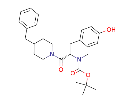 1-[(S)-N-tert-butyloxycarbonyl-N-methyltyrosyl]-4-benzylpiperidine