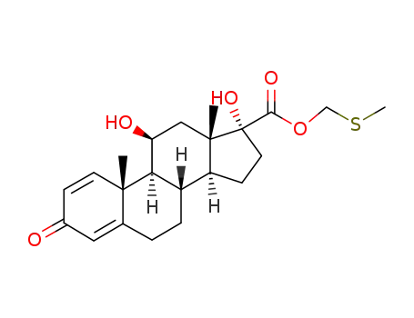 methylthiomethyl 11β,17α-dihydroxy-3-oxo-androst-1,4-diene-17β-carboxylate