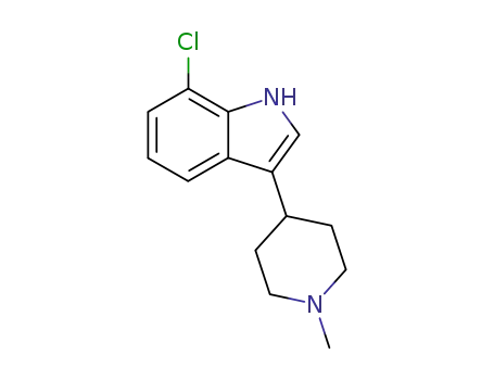 7-chloro-3-(1-methylpiperidin-4-yl)-1H-indole
