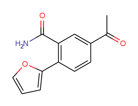 4-(2-furyl)-3-(carboxamido)phenyl-1-ethanone