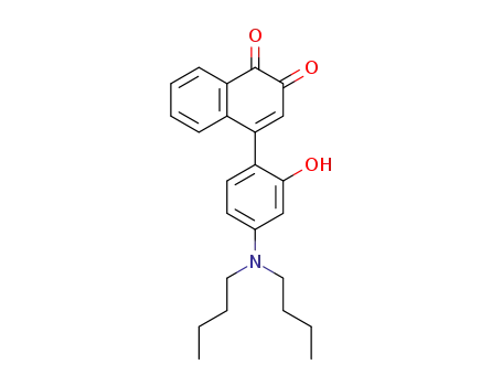 4-[(4-dibutylamino-2-hydroxy)phenyl]-[1,2]naphthoquinone