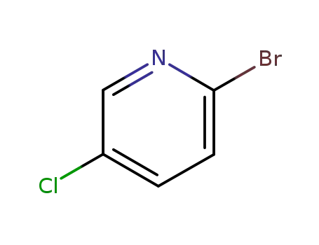 Molecular Structure of 40473-01-6 (2-Bromo-5-chloropyridine)