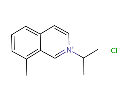 CH3C9H6NCH(CH3)2(1+)*Cl(1-)=CH3C9H6NCH(CH3)2Cl