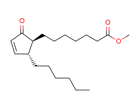 (-)-methyl 7-[(1S,2R)-2-hexyl-5-oxocyclopent-3-enyl]heptanoate