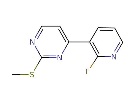 4-(2-fluoropyridin-3-yl)-2-(methylthio)pyrimidine