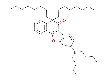 5,5-dioctyl-9-dibutylamino-5H-benzo[b]naphtho[2,1-d]furan-6-one