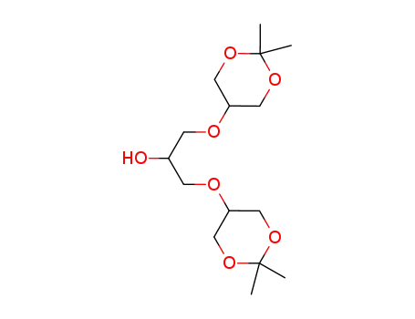 Molecular Structure of 847682-00-2 (1,3-Bis[(2,2-diMethyl-1,3-dioxan-5-yl)oxy]-2-propanol)