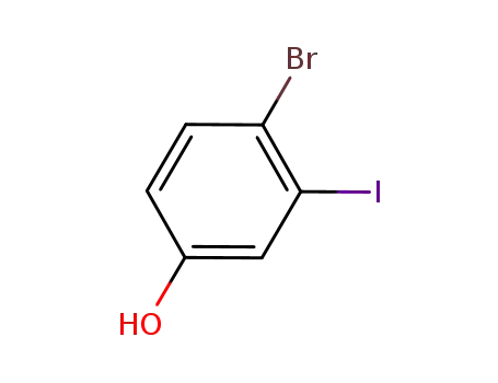 Molecular Structure of 202865-84-7 (4-BROMO-3-IODOPHENOL)