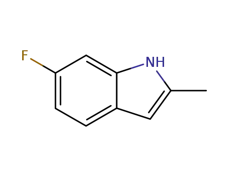 Molecular Structure of 40311-13-5 (6-Fluoro-2-methylindole)