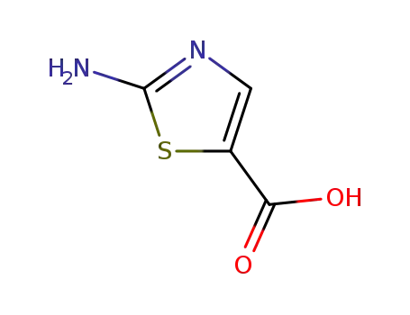 Molecular Structure of 40283-46-3 (2-AMINOTHIAZOLE-5-CARBOXYLIC ACID)