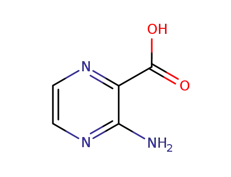 Molecular Structure of 5424-01-1 (3-Aminopyrazine-2-carboxylic acid)