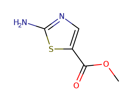 6633-61-0,Methyl 2-aminothiazole-5-carboxylate,2-Amino-5-(methoxycarbonyl)thiazole;2-Aminothiazole-5-carboxylic acid methyl ester;Methyl 2-amino-5-thiazolecarboxylate;NSC 42123;Methyl 2-aminothiazole-5-carboxylate;