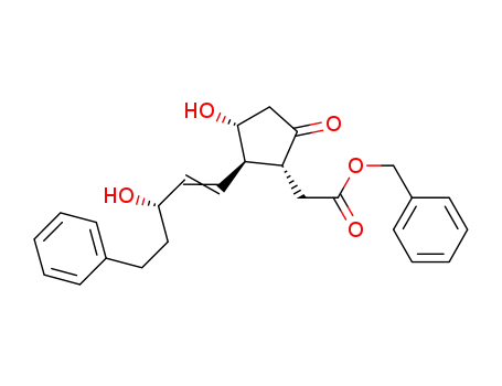 benzyl (1R,2R,3R)-3-hydroxy-2-[5-phenyl-(3S)-3-hydroxy-1-pentenyl]-5-oxo-cyclopentaneacetate
