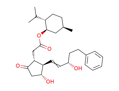 (1'R,2'S,5'R)-menthyl (1R,2R,3R)-3-hydroxy-2-[5-phenyl-(3S)-3-hydroxy-1-pentenyl]-5-oxo-cyclopentaneacetate