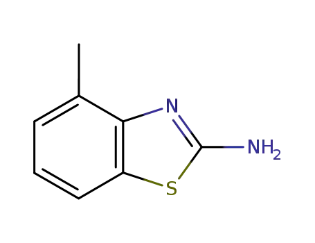 Molecular Structure of 1477-42-5 (2-Amino-4-methylbenzothiazole)