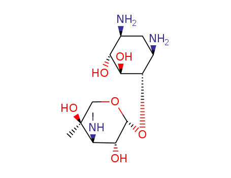 4,6-Diamino-2,3-dihydroxycyclohexyl 3-deoxy-4-C-methyl-3-(methylamino)pentopyranoside