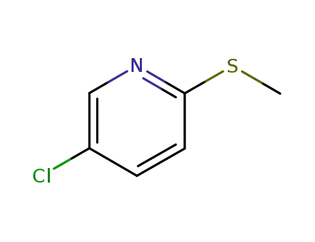 Molecular Structure of 89379-91-9 (5-Chloro-2-(methylthio)pyridine)