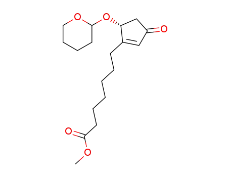 7-[(R)-3-Oxo-5-(tetrahydro-pyran-2-yloxy)-cyclopent-1-enyl]-heptanoic acid methyl ester