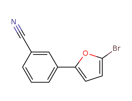 3-(5-bromofuran-2-yl)-benzonitrile