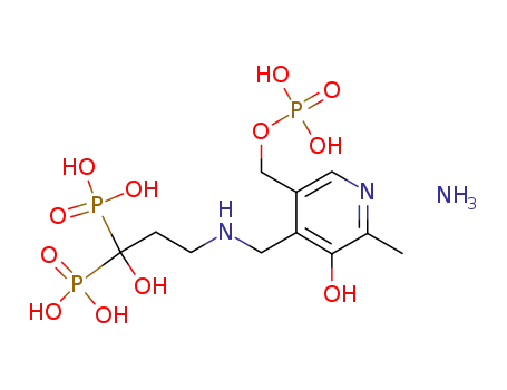 ammonium salt 3-(N-[5'-phospho]pyridoxylamino)-1-hydroxypropyliden-1,1-bisphosphonic acid