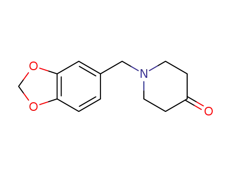 1-(benzo[d][1,3]dioxol-5-ylmethyl)piperidin-4-one